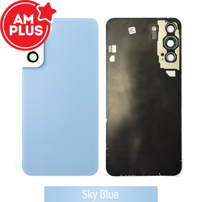 AMPLUS Rear Cover Glass For Samsung Galaxy S22 Plus S906B-Sky Blue
