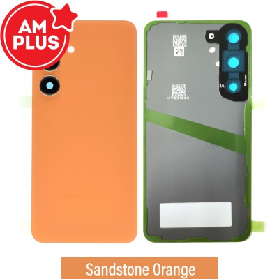 AMPLUS Rear Cover Glass For Samsung Galaxy S24-Sandstone Orange