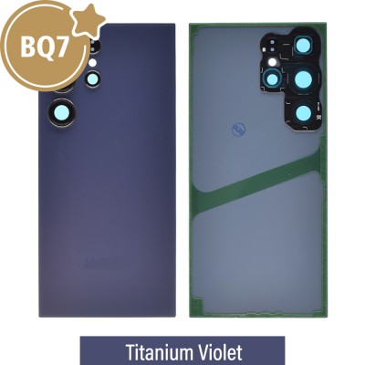 AMPLUS Rear Cover Glass For Samsung Galaxy S24 Ultra-Titanium Violet
