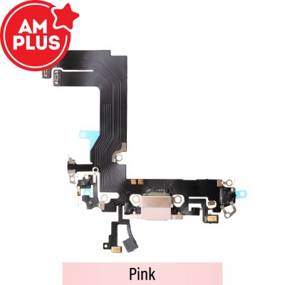 AMPLUS Charging Port for iPhone 13 mini-Pink