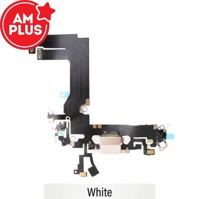AMPLUS Charging Port for iPhone 13 mini-White