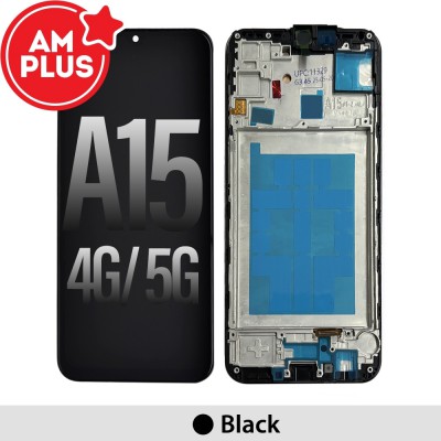 Samsung Galaxy A15 A155F / A15 5G A156B AMPLUS LCD Screen Replacement Digitizer with Frame-Black