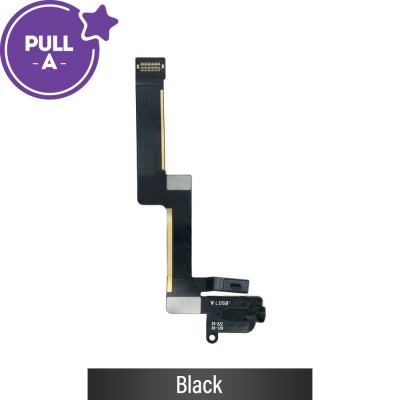 Headphone Jack Audio Flex Cable for iPad Air (2019) (Wi-Fi + Cellular) (PULL-A)-Black