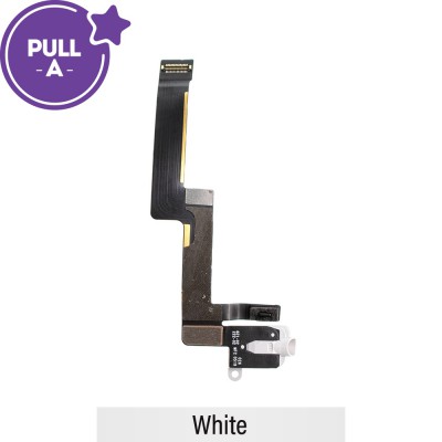 Headphone Jack Audio Flex Cable for iPad Air (2019) (Wi-Fi + Cellular) (PULL-A)-White