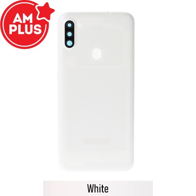 AMPLUS Rear Cover Glass For Samsung Galaxy A11 A115F-White