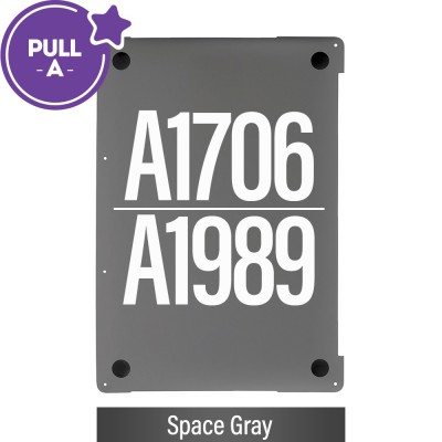 Bottom Case For Macbook Pro 13'' A1706 / A1989 (2016-2019) (PULL-A)-Space Gray