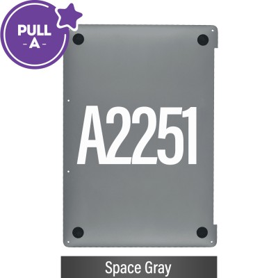 Bottom Case For MacBook Pro 13" A2251 (2020) (PULL-A)-Space Gray