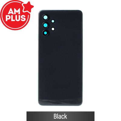 AMPLUS Rear Cover Glass For Samsung Galaxy A32 4G A325F-Black