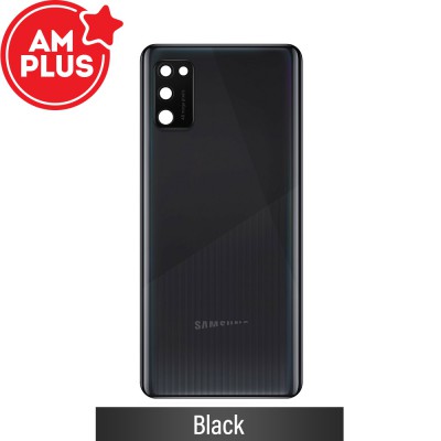 AMPLUS Rear Cover Glass For Samsung Galaxy A41 A415F-Black