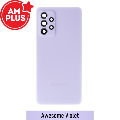 AMPLUS Rear Cover Glass For Samsung Galaxy A52 A525F / A52s 5G A528B-Awesome Violet