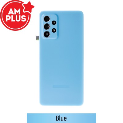 AMPLUS Rear Cover Glass For Samsung Galaxy A52 5G A526-Blue