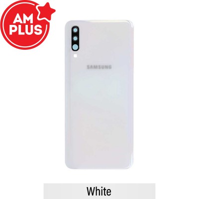 AMPLUS Rear Cover Glass For Samsung Galaxy A70 A705-White