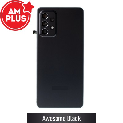 AMPLUS Rear Cover Glass For Samsung Galaxy A72 A725F / A726-Awesome Black