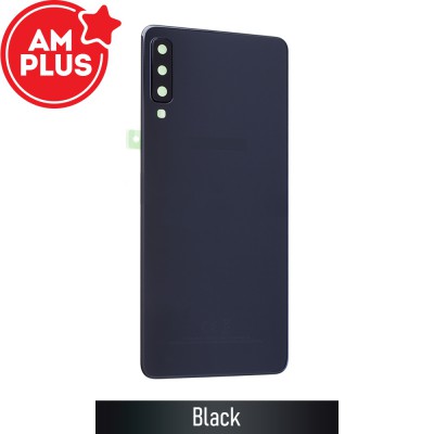 AMPLUS Rear Cover Glass For Samsung Galaxy A7 (2018) A750F-Black