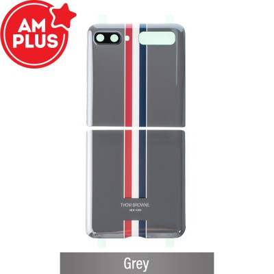 AMPLUS Rear Cover Glass For Samsung Galaxy Z Flip F700F (Thom Browne Edition)-Grey