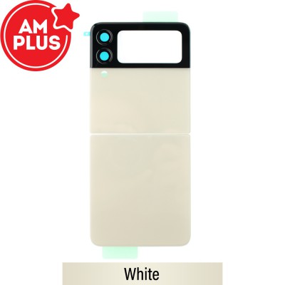 AMPLUS Rear Cover Glass For Samsung Galaxy Z Flip3 5G F711B-White