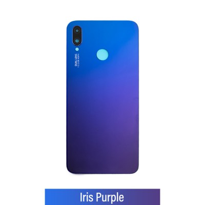 Rear Cover Glass with Camera Lens for Huawei nova 3i-Iris Purple