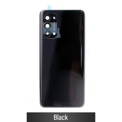 Rear Cover Glass For Oppo Reno5 K / Reno5 5G-Black