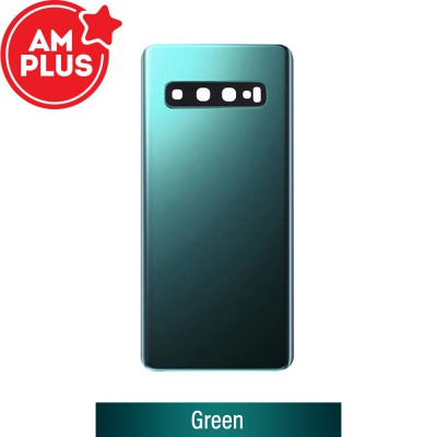 AMPLUS Rear Cover Glass For Samsung Galaxy S10 G973F-Green