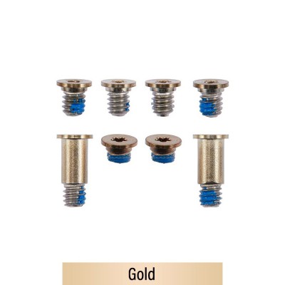 Bottom Case Screws for MacBook Retina 12" A1534 (8PCS/Set)-Gold