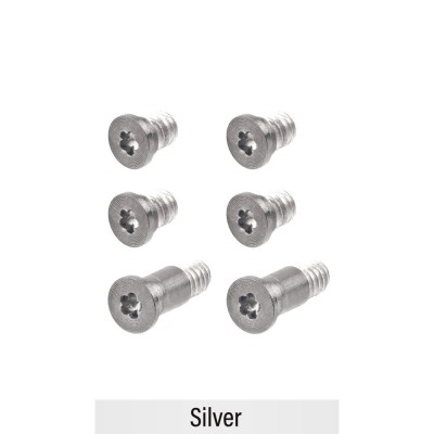 Bottom Case Screws for Macbook Pro 13'' A1706 / A1989 / A2251 (2016-2018) (6PCS/Set)-Silver