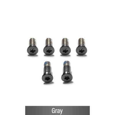 Bottom Case Screws for Macbook Pro 13'' A1707 / A1990 (2016-2018) (6PCS/Set)-Gray