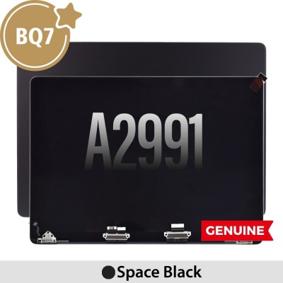BQ7 Complete LCD Display Assembly for MacBook Pro 16" A2991 (2023) -Space Black (This is genuine glass and genuine flex)