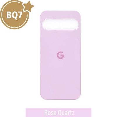 BQ7 Rear Cover Glass for Google Pixel 9 Pro -Rose Quartz
