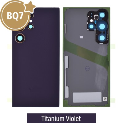 BQ7 Rear Cover Glass for Samsung Galaxy S24 Ultra S928B-Titanium Violet