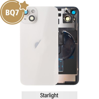 BQ7 Rear Cover Glass with Camera Lens Glass and Wireless Flex for iPhone 14 Plus-Starlight
