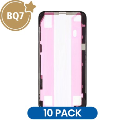 Front LCD Screen Bezel Frame With 3M Glue for iPhone XS Max (BQ7) (Pack of 10)
