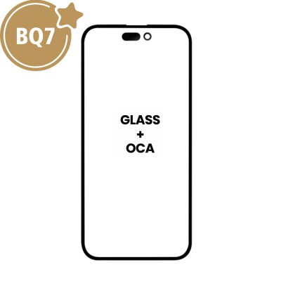 Front Screen Outer Glass With OCA for iPhone 15 Pro (BQ7)