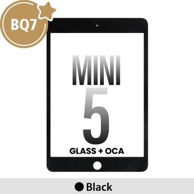 Front Screen Outer Glass With OCA for iPad mini 5 (2019) (BQ7)-Black
