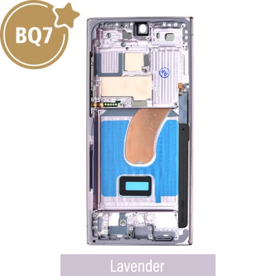 BQ7 Chassis Mid Frame Cover Replacement Assembly for Samsung Galaxy S23 Ultra S918E-Lavender (EUROPEAN VERSION)