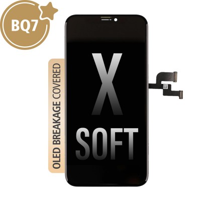 BQ7 Soft OLED Assembly for iPhone X Screen Replacement ( as the same as JK SOFT X )