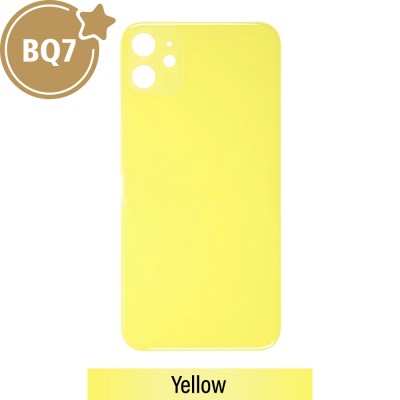 BQ7 Rear Glass With 3M Adhesive Replacement for iPhone 11-Yellow