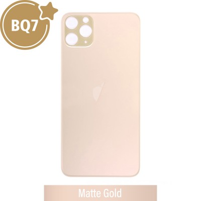 BQ7 Rear Glass With 3M Adhesive Replacement for iPhone 11 Pro Max-Matte Gold