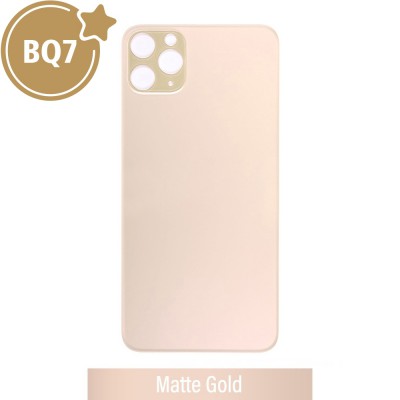 BQ7 Rear Glass With 3M Adhesive Replacement for iPhone 11 Pro (NO LOGO)-Matte Gold