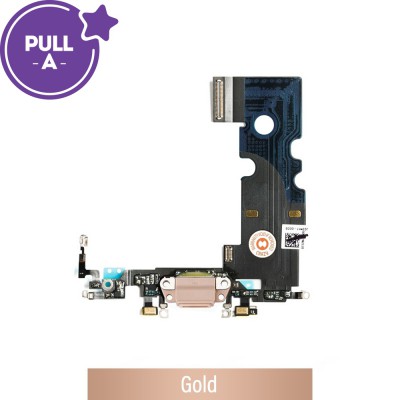 Charging Port Flex Cable for iPhone 8 (PULL-A)-Gold