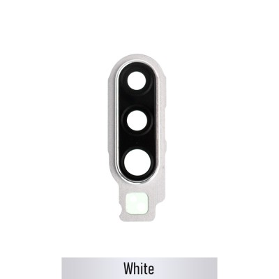 Rear Camera Lens Back Glass Cover for Samsung Galaxy A90 5G A908-White