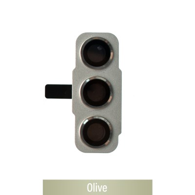 Rear Camera Lens Back Glass Cover for Samsung Galaxy S21 FE 5G G990B-Olive
