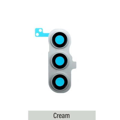 Rear Camera Lens with Bezel for Samsung Galaxy S23 FE-Cream