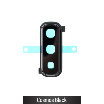 Rear Camera Lens with Bezel for Samsung Galaxy Fold F900F / F907B-Cosmos Black