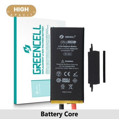 Greencell (High Capacity 3500mAh) iPhone XR Replacement Battery Core with Adhesive Strips (Original Chip Best Quality In The Market)