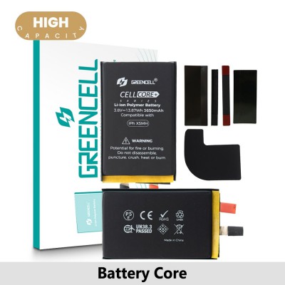 Greencell (High Capacity 3650mAh) iPhone XS Max Replacement Battery Core with Adhesive Strips (Original Chip Best Quality In The Market)