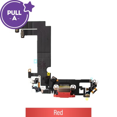 Charging Port for iPhone 12 mini (PULL-A)-Red