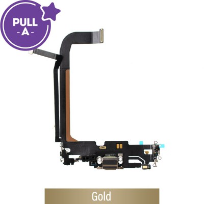 Charging Port for iPhone 13 Pro Max (PULL-A)-Gold