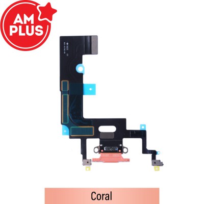 AMPLUS Charging Port for iPhone XR-Coral