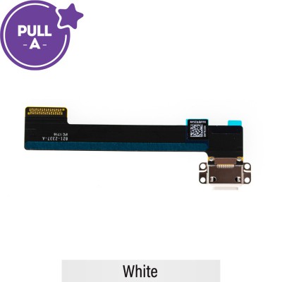 Charging Port with Flex Cable for iPad Mini5 / Mini4 (PULL-A)-White