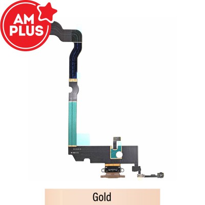 AMPLUS Charging Port for iPhone XS Max-Gold